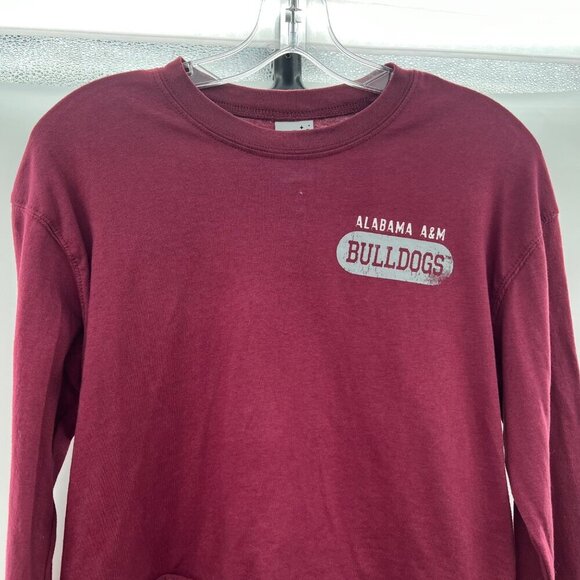 Creative Apparel Cropped Alabama A&M Long Sleeve Tee Size Small - Picture 2 of 9